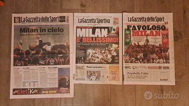 Milan Scudetto 17 18 19 Gazzetta dello Sport
