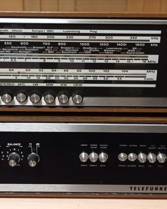telefunken integrato vintage hiend con tuner