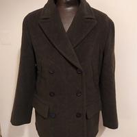 Giaccone fashion da donna in lana verde Armani