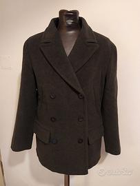 Giaccone fashion da donna in lana verde Armani