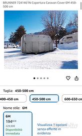 Telo copertura caravan