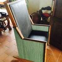 Poltrona dondolo vintage