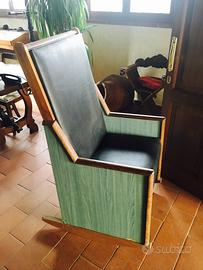 Poltrona dondolo vintage