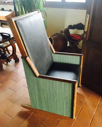 Poltrona dondolo vintage
