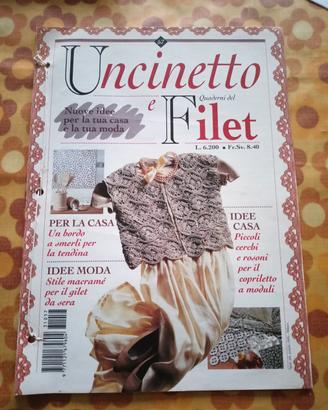 Schede uncinetto e filet 