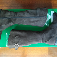 Sconto Stivali in camoscio marroni taglia 37