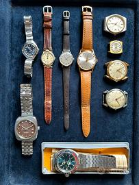 Orologi vintage Zenith Sicura Bulova Seiko e altro