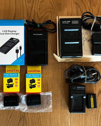 Batterie NP-FW50 e chargers