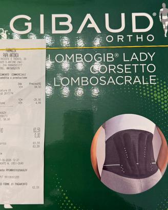 Corsetto Lombosacrale Dr. Gibaud - Taglia 1/S Nuov