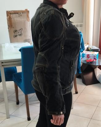 Giubbino Moto Jeans 5 protezioni 4 stagioni 