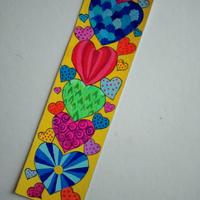 segnalibro dipinto a mano 