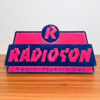 CARTELLINO PUBBLICITARIO RADIO TV RADIOSON 1960