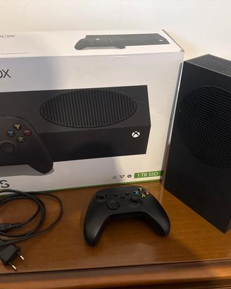 X-box serie S da  1TB  black edition