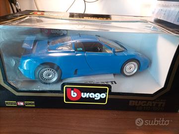 modello Bugatti EB 110 1/18 Bburago in box