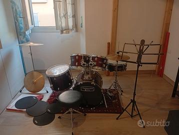 Mapex tornado 5844 jazz rossa