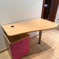Scrivania e comodino set