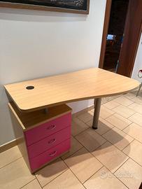 Scrivania e comodino set