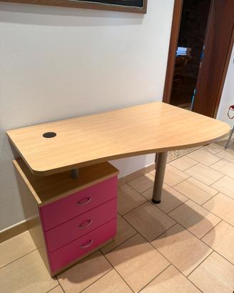 Scrivania e comodino set