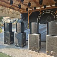 impianto martin audio ct2 + lab gruppen  fp 2600