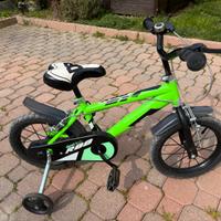 Bici 14” bambino con rotelle