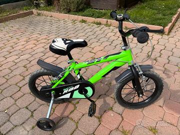 Bici 14” bambino con rotelle