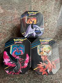 Tin sealed Moltres, Articuno, Zapdos di Galar