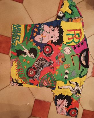 T SHIRT  VERSACE BETTY BOOP Pop art Pin Up Harley