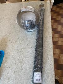 Lampada da esterno a stelo con sfera
