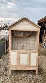 voliera per pappagalli/uccelli