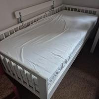 Letto per Bambini con spalliera e doppio materasso