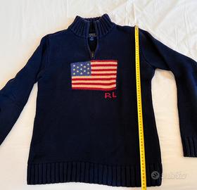 Maglione con zip Ralph Lauren