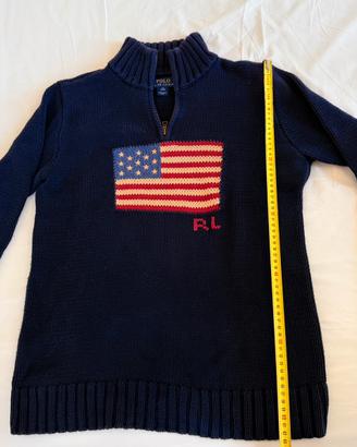 Maglione con zip Ralph Lauren