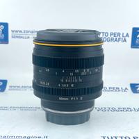 Obiettivo KAMLAN 50 mm f1.1 II Micro 4/3 USATO