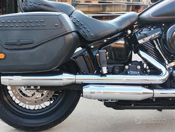 marmitte omologate Mcj per Harley FLHC e FLHXS 