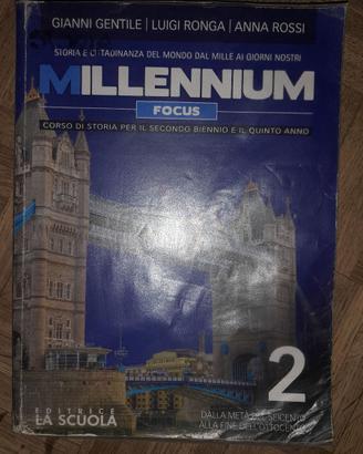 MILLENNIUM FOCUS 2 LIBRO STORIA ISBN.9788835048268