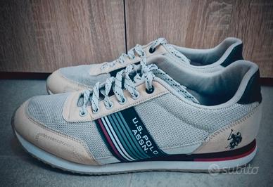 scarpe uomo grigio beige U.S. polo assn.