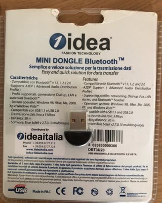 Chiavetta Bluetooth con attacco usb