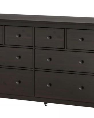 Cassetiera Ikea  Hemnes Marrone scuro