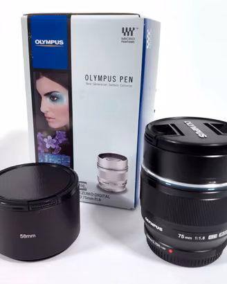 Olympus 75mm 1.8 + Nikon filtro NC 58mm