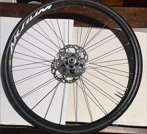 Ruota mavic con pacco pignoni freni a disco