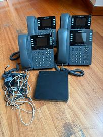 Centralino telefonico con 4 dispositivi da ufficio