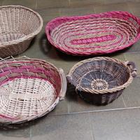 Cesti in vimini e ramino - NUOVI