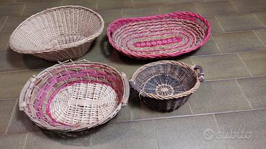 Cesti in vimini e ramino - NUOVI