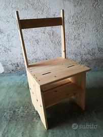 Sedia e scaletta