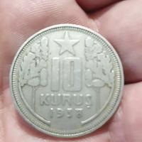 MONETA 10 KURUS 1938 TURCHIA B