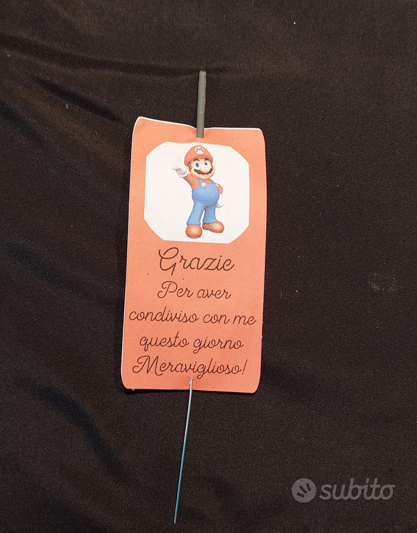 10 pz. Gadget compleanno super mario con fiaccola - Tutto per i bambini In  vendita a Catanzaro