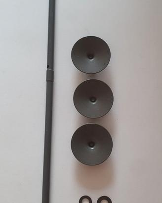 Asta con piattini porta spole