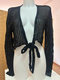 Tezenis Copri Spalle Cotone Nero Taglia M-L