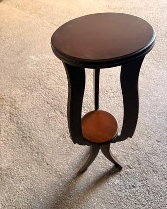 Portavaso legno alto a 2 ripiani