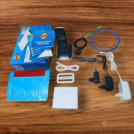 Modem fritz box 7530 + telefono cordless wireless 